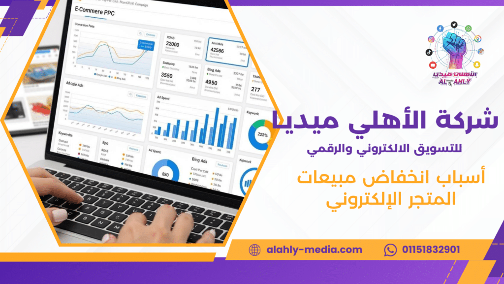 أسباب انخفاض مبيعات المتجر الإلكتروني